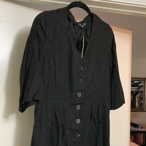 Black Linen Dress